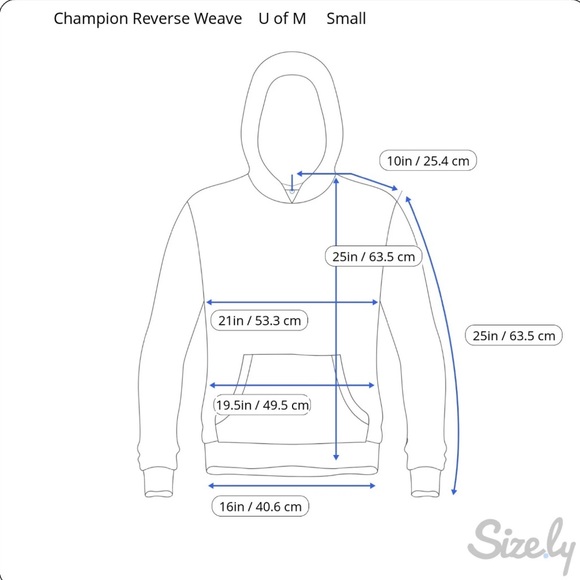 Champion Reverse Weave University of Minnesota Gophers Hoodie Small White Maroon - Picture 12 of 12